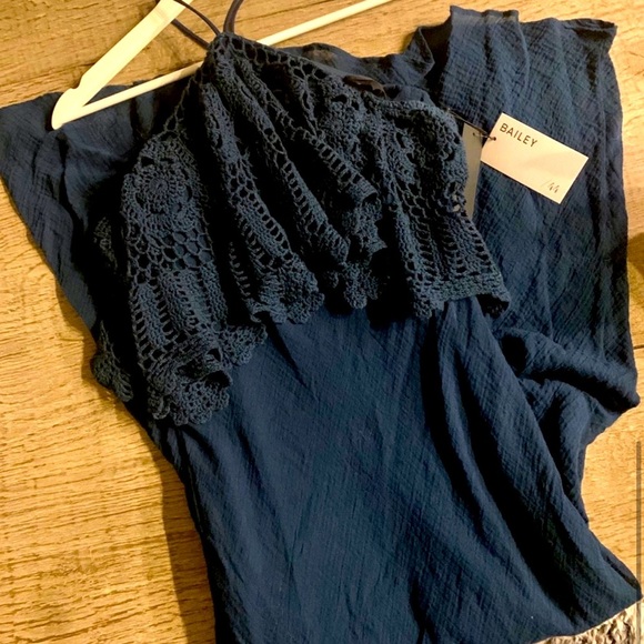 Bailey 44 Pudina Crochet Halter Maxi Dress. - Picture 5 of 6